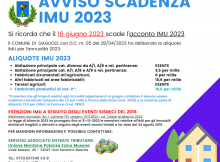 GAGLIOLE - ACCONTO IMU 2023