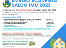 GAGLIOLE - SALDO IMU 2022